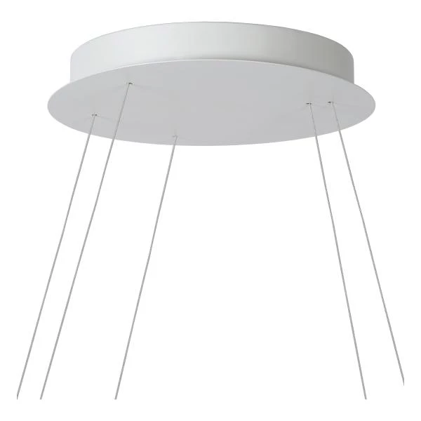 Lucide TRINITI - Pendelleuchten - Ø 80 cm - LED Dim. - 3000K - Weiß - detail 1